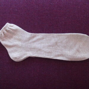 Hanfkurzsocken- Naturfarbe - 95% Hanf / 5% Biobaumwolle