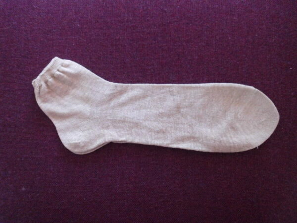 Hanfkurzsocken- Naturfarbe - 95% Hanf / 5% Biobaumwolle